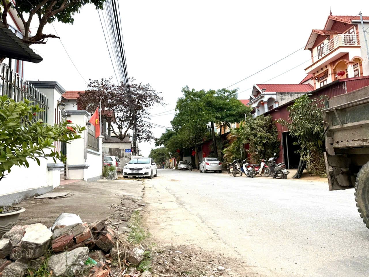 Đường khu dân cư Hoà Đàm Hoà Phong Mỹ Hào – ô tô vào được